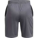 Under Armour Tech Logo Boys Shorts In Grey