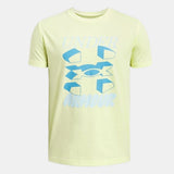 Under Armour Kids Logo Wordmark Ss T-Shirt