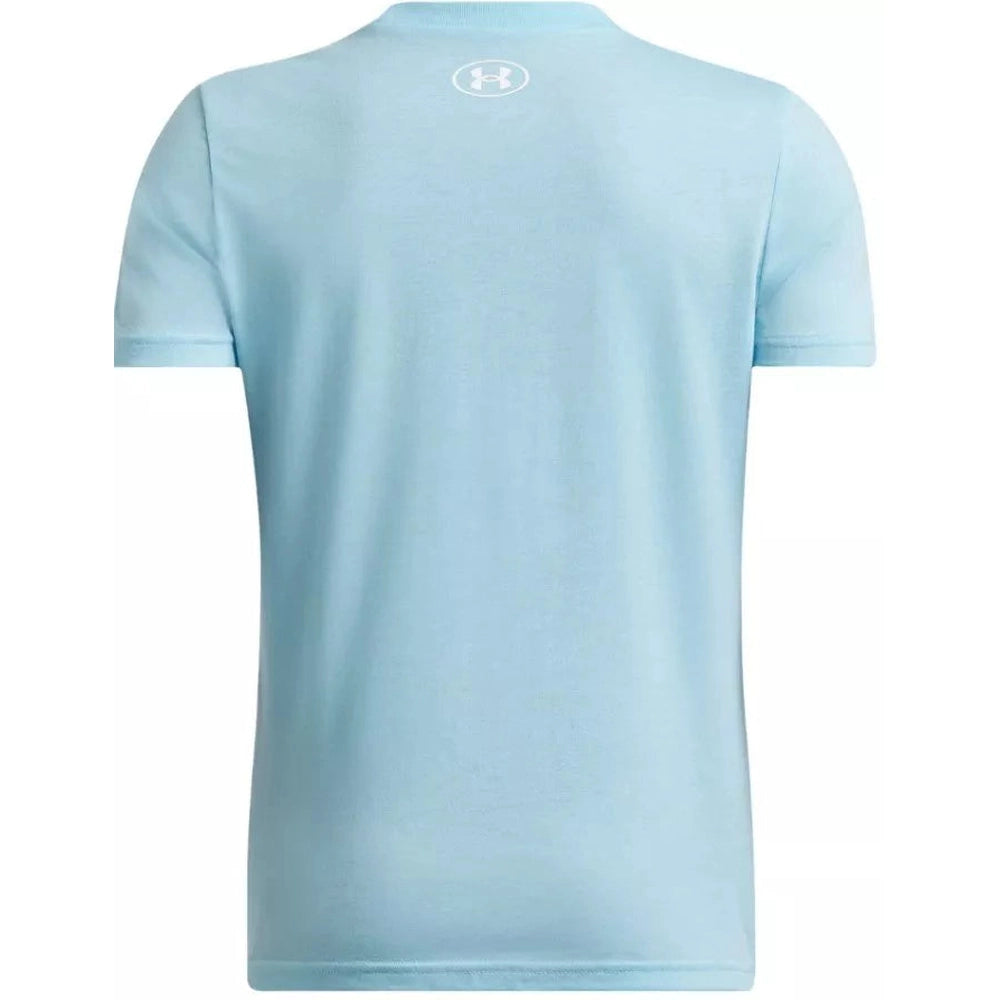 Under Armour Boys  Sportstyle Left Chest Short Sleeves T-Shirt In Light Blue