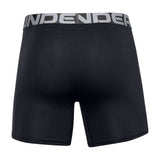 Under Armour Mens Charged Cotton 6" Boxerjock In Black