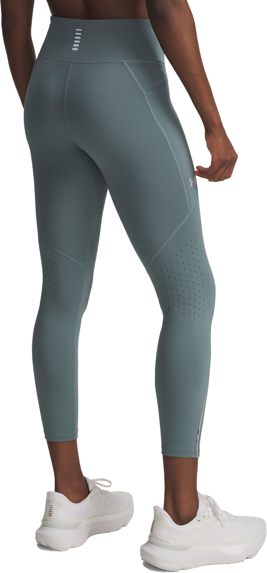 Under Armour Womens Fast 3.0 Ankle Tights In Jasper Blue