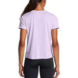 Under Armour Women Launch Short Sleeve T-Shirt In Purple