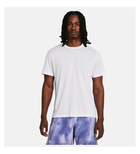Under Armour Mens Launch Shortsleeve T-Shirts In White