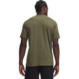 Under Armour Mens Box Label T-Shirt In Olive