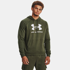 Under Armour 1379758 Rival Fleece Logo Hd 390 Green