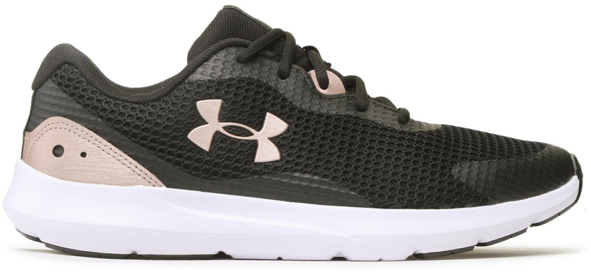 Under Armour Womens Surge 3 Shoes In Black
