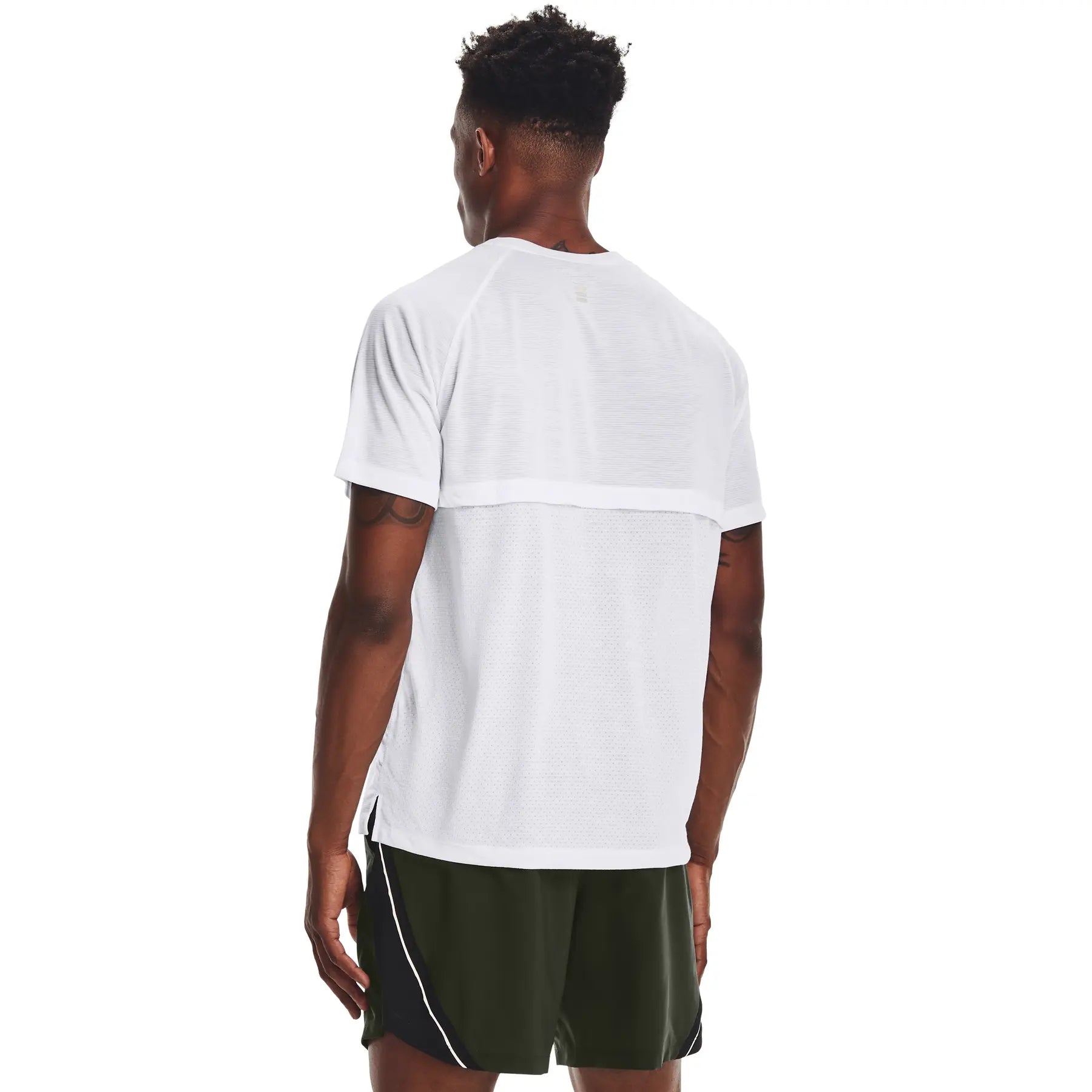 Under Armour Streaker Short Sleeve T-shirt In White