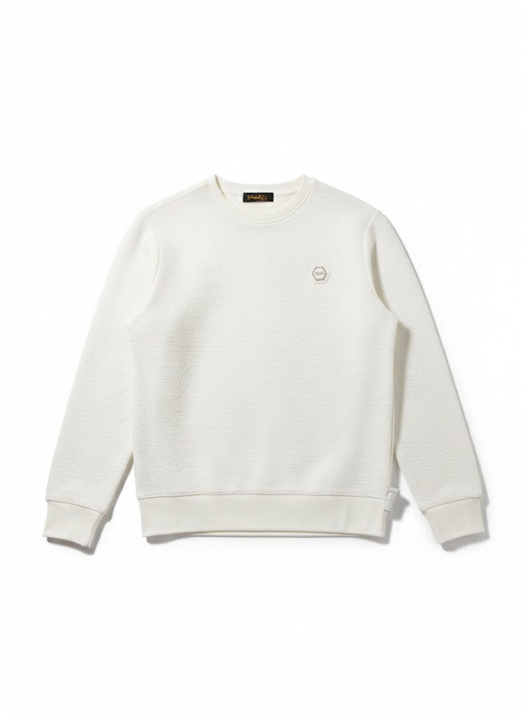 Vialli Mens Kinnas Sweatshirt In White