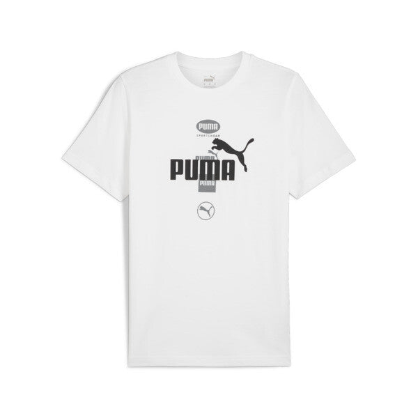 Puma Power Graphic Tee M White