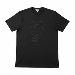 Ben Sherman Mens Embossed Bear T-Shirt In Black