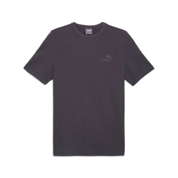 Puma Ess Elevated Waffle Tee Grey