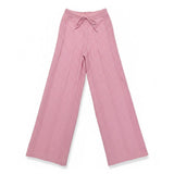 Sissyboy Ladies Cable Knit Wide Leg Pants In Pink