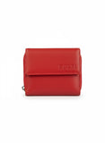 Bossi Womens Mopane Small Leather Flap Closure Purse In Red