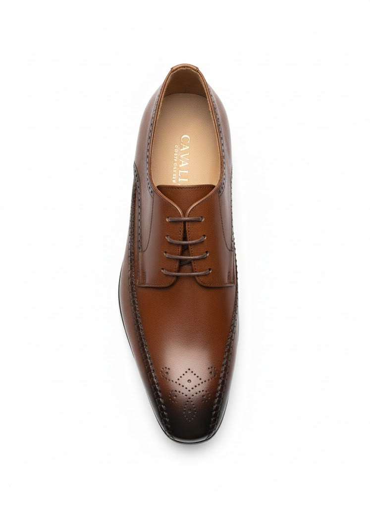 Cavalli Mens Formal Shoes In Brown