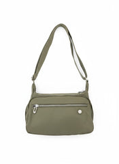 Free Spirit Medium Multi Pocket Sling Bag In Green
