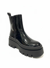 Sissyboy Womens Alma Patent Ankle Boots In Black