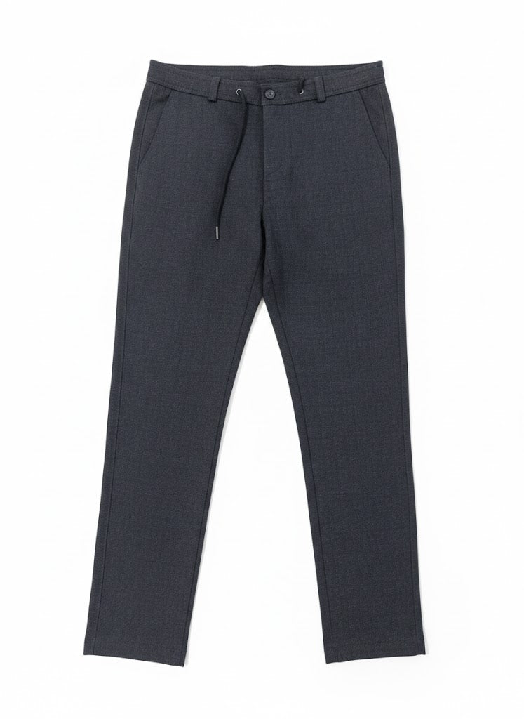 Bugatti Mens Casual Trousers In Blue Black