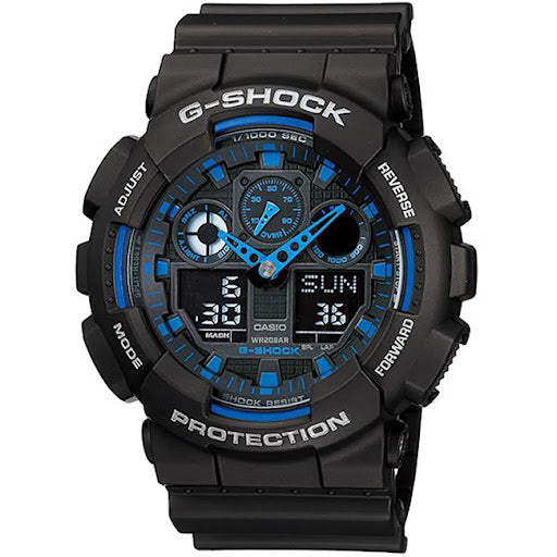 Casio G-Shock Antimag Anadigi Black/Blue Watch