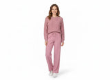 Sissyboy Ladies Boxy Cable Knit Jersey In Pink