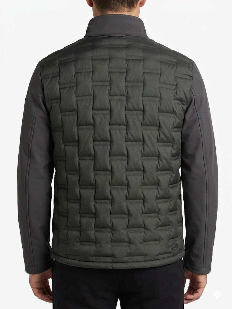 Bugatti Mens Jacket In Dark Grey