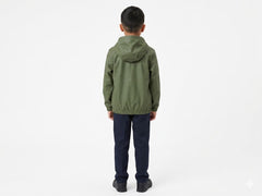 Polo Boys Water Repellent Jacket In Olive