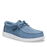 Hey Dude Mens Wally Stretch Mesh Shoes In Dark Slate