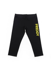 Freddy Womens Short Leggings In Black