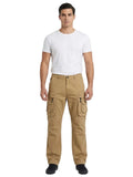 Soviet  Mens Cargo Pants In Khaki