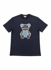 Ben Sherman Mens Fur Bear T-Shirt In Navy