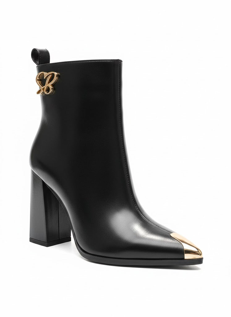 Sissyboy Womens Clause Ankle Boots In Black