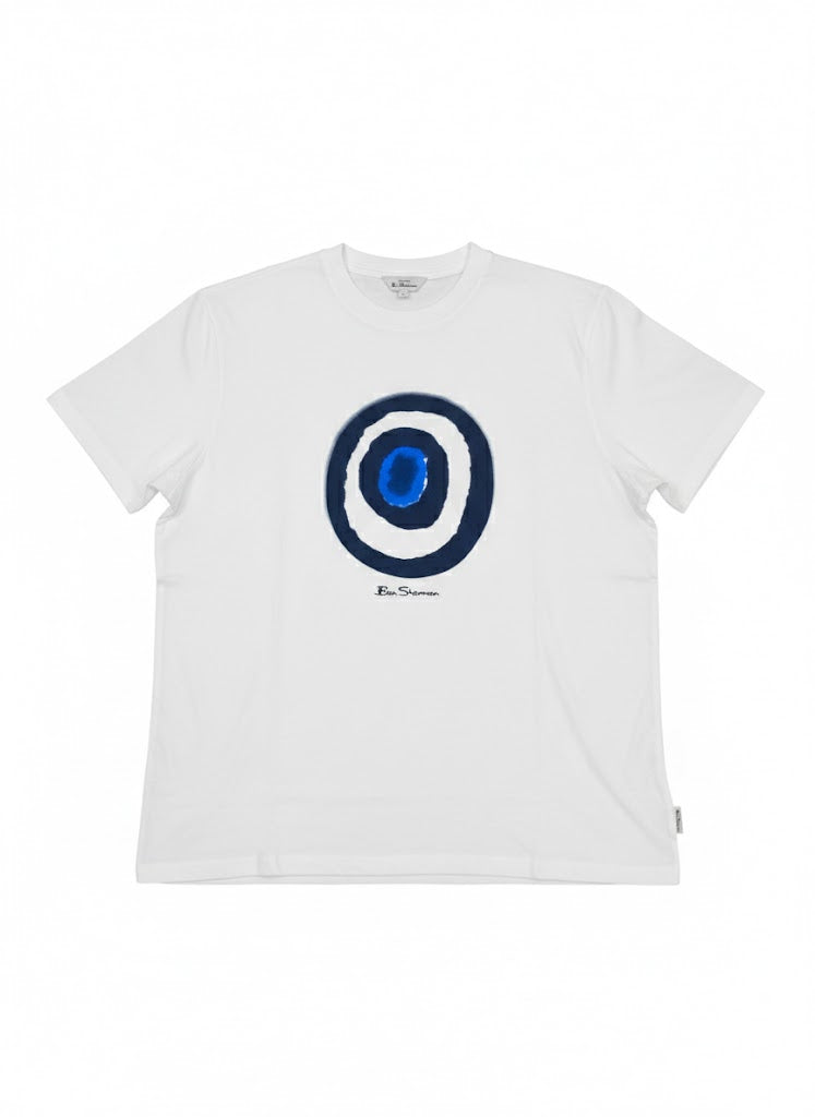 Ben Sherman Mens Picasso T-Shirt In White
