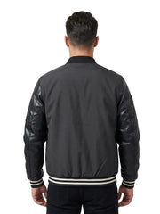 Soviet Mens Chandler Mens Baseball Jacket In Black