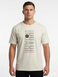 Boerboel Mens Cotton Printed T-shirt In Stone