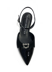 Sophia Webster Womens Grace Flat Shoes In Black