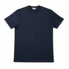 Ben Sherman Mens Embossed Bear T-Shirt In Navy