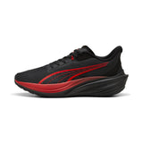 Puma Mens Darter Pro Fade Sneakers In Black/Red