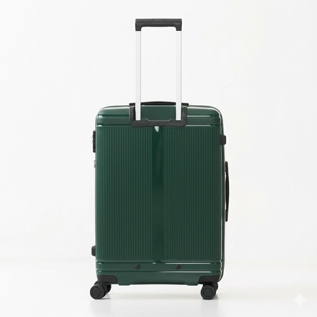 I Travel Malaga Trolley Set Dark Green