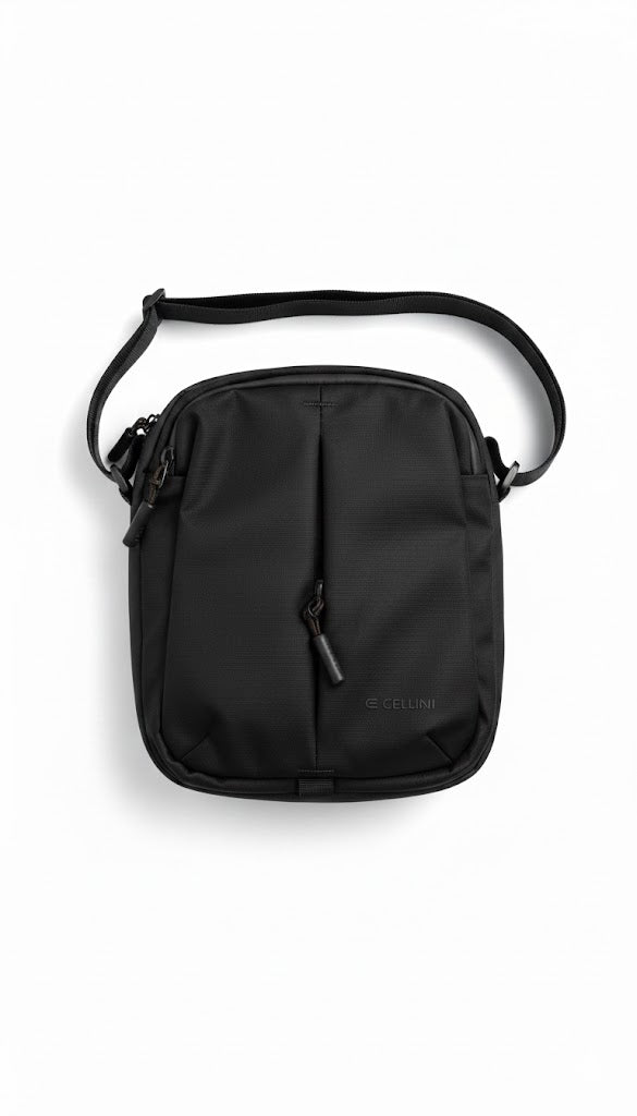 Cellini Sidekick Organiser Sling Bag In Black