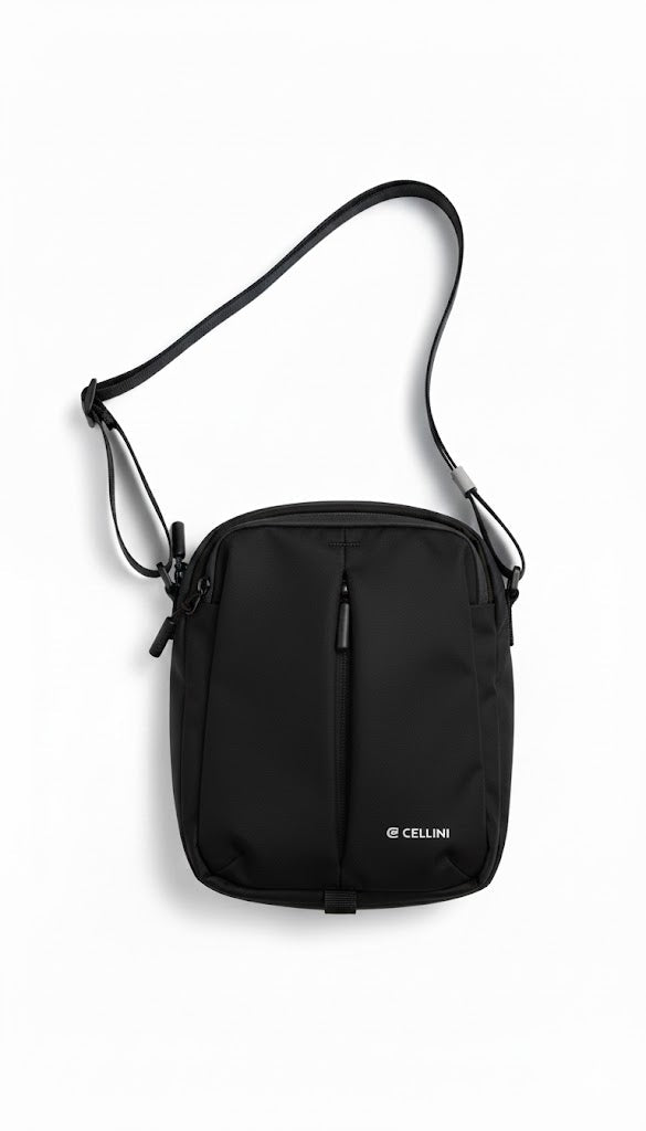 Cellini Sidekick Organiser Sling Bag In Black