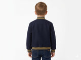 Polo Boys Bous Logan Sport Baseball Jacket In Navy