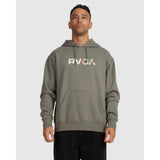 Rvca Drawn In Hoodie In Olive