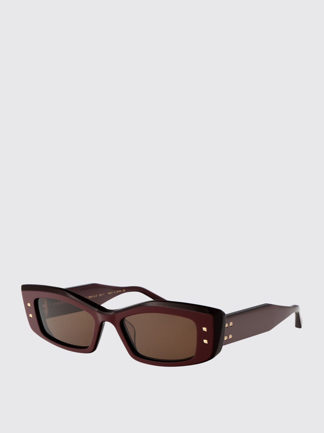 Valentino Cat 3 Sunglasses For Women In Maroon