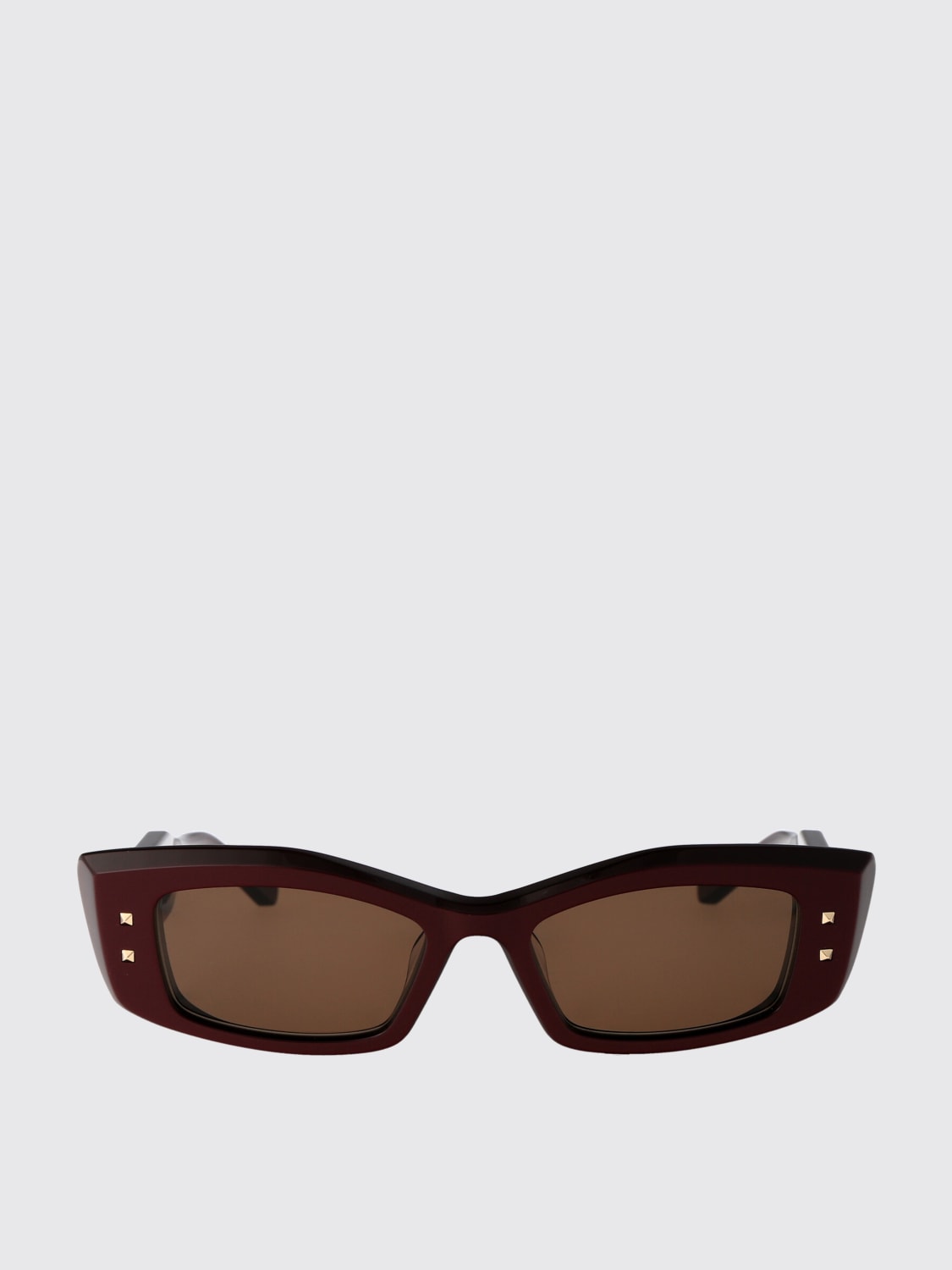 Valentino Cat 3 Sunglasses For Women In Maroon
