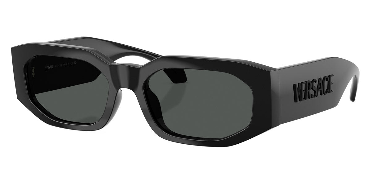 Versace Mens Signature Sunglasses In Black