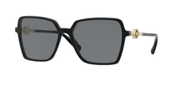 Versace Square Frame 58 Sunglasses For Women In Black