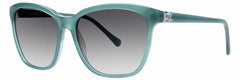 Vera Wang Square Frame Sunglasses For Women In Teal