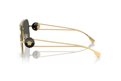 Versace Black Lens Sunglasses For Men In Gold