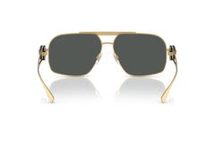 Versace Black Lens Sunglasses For Men In Gold