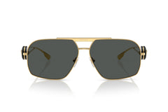 Versace Black Lens Sunglasses For Men In Gold