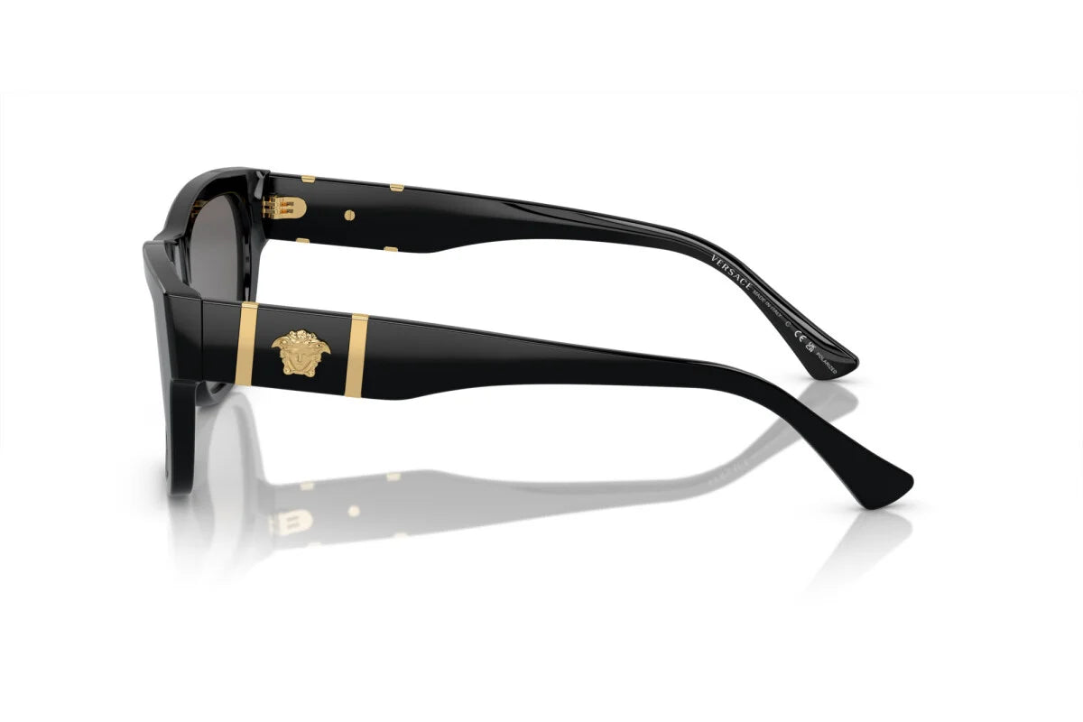 Versace Black And Gold Sunglasses VE4457